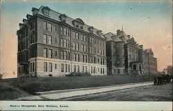 Mercy Hospital, Des Moines, Iowa Postcard