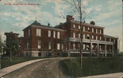 Finley Hospital, Dubuque, IA Postcard
