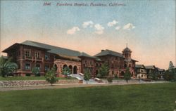 Pasadena Hospital, Pasadena, CA Postcard