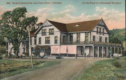Burke's Sanatorium, near Santa Rosa, California Postcard