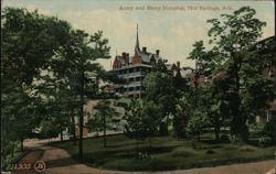 Army and Navy Hospital, Hot Springs, AR Postcard
