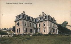 Emerson Hospital, Forest Hills, MA Postcard