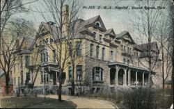 U.B.A. Hospital Building Exterior Postcard