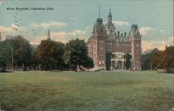 State Hospital, Columbus, Ohio Postcard
