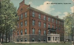 Robinwood Hospital, Toledo, Ohio Postcard