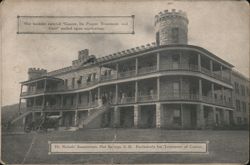 Dr. Nichols' Sanatorium, Hot Springs, SD Postcard