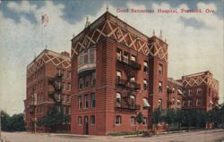 Good Samaritan Hospital, Ornate Brickwork Postcard