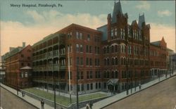 Mercy Hospital, Pittsburgh, PA Postcard