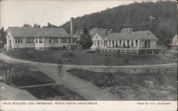 White Haven Sanatorium Main Building and Infirmary Postcard