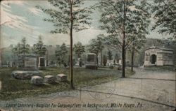 Laurel Cemetery & Hospital For Consumptives, White Haven PA Postcard
