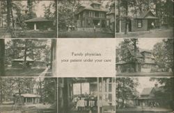 Parkside Sanitarium Buffalo NY - Medical Care & Facilities Postcard