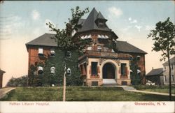 Nathan Littauer Hospital, Gloversville, NY Postcard