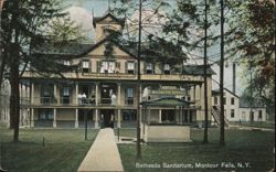 Bethesda Sanitarium Montour Magnetic Spring Postcard