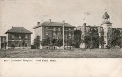 Columbus Hospital, Great Falls, MT Postcard