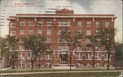 Eitel Hospital, 1375 Willow Street, Minneapolis Postcard