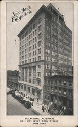 New York Polyclinic Hospital, 341-351 West 50th Street Postcard
