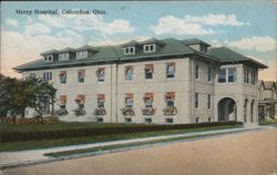 Mercy Hospital, Columbus, Ohio Postcard