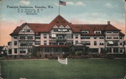 Pennoyer Sanitarium, Kenosha, Wisconsin Postcard