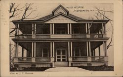 Moses Hospital, Ticonderoga, NY Postcard