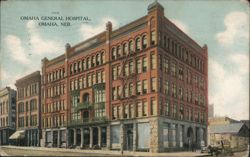 Omaha General Hospital, Omaha, NE Postcard