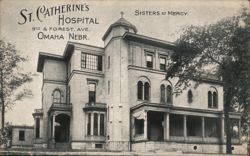 St. Catherine's Hospital Sisters of Mercy, Omaha Postcard