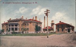 St. Joseph's Sanitarium, Albuquerque, NM Postcard