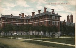 City Hospital Building Postcard