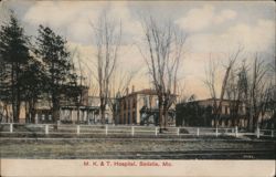 M. K. & T. Hospital, Sedalia, MO Postcard