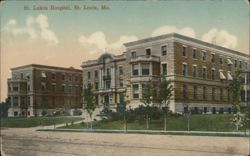 St. Lukes Hospital, St. Louis, MO Postcard