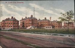 St. Louis City Hospital Postcard