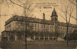 Sacred Heart Sanitarium, 22nd & Greenfield Avenues Postcard