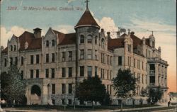 St Mary's Hospital, Oshkosh, WI Postcard