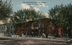 The Old Sanitarium and Annex, Prairie-du-Chien Postcard