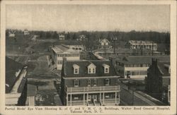Birds' Eye View K. of C. & YMCA Bldgs, Walter Reed Hospital Postcard