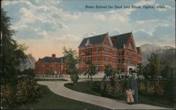 State School for Deaf and Blind, Ogden, Utah Postcard