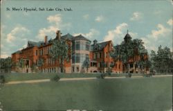 St. Mary's Hospital, Salt Lake City, Utah Postcard