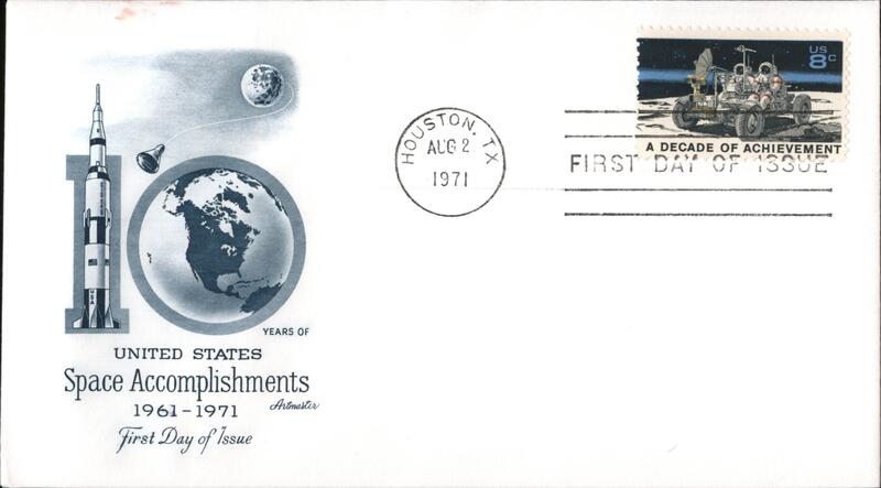 1971 8c Space Accomplishments First Day Cover First Day Covers