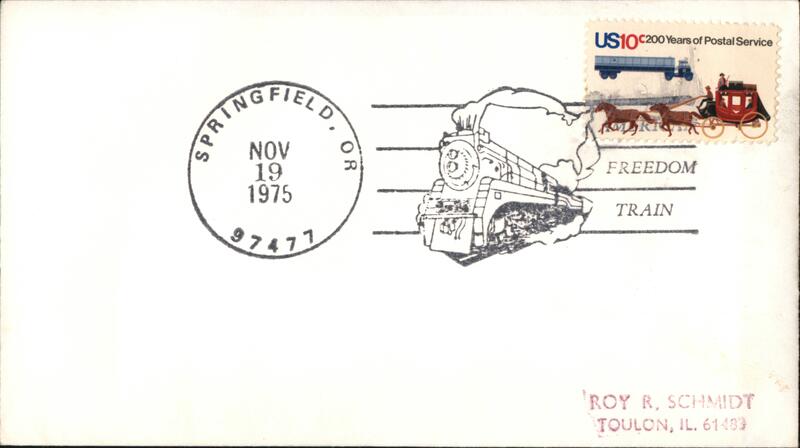 1975 10c Freedom Train First Day Cover First Day Covers