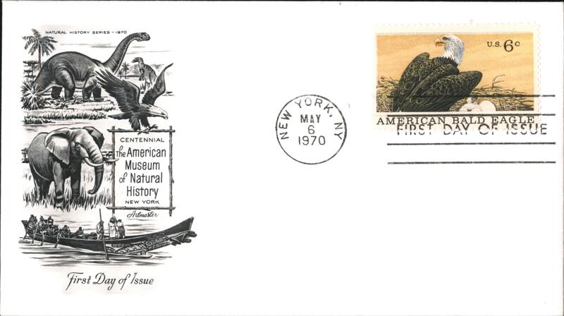 1970 6c American Bald Eagle First Day Cover First Day Covers