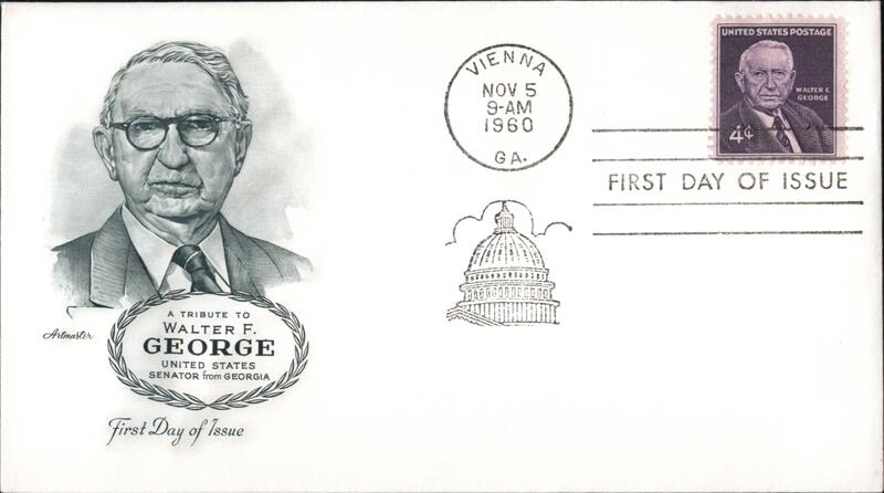 1960 4c Walter F. George First Day Cover First Day Covers