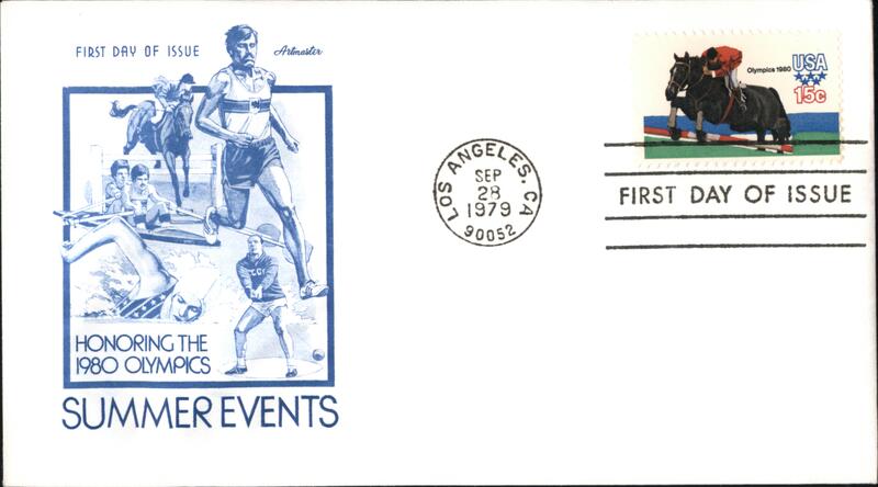 1979 15c Olympics 1980 Summer Events First Day Cover