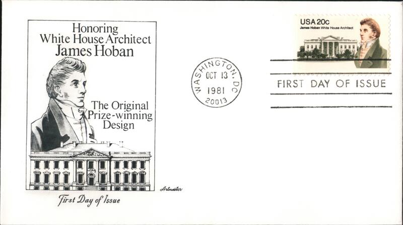 1981 20c James Hoban White House Architect FDC First Day Covers