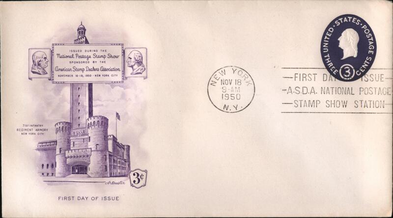1950 3c National Postage Stamp Show First Day Cover