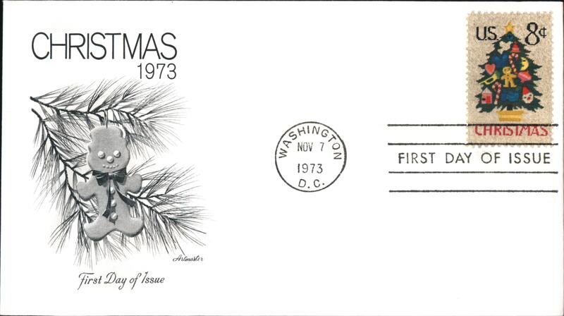 1973 8c Christmas FDC First Day Covers