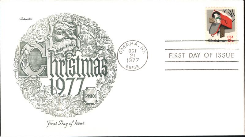 1977 13c Christmas First Day Cover First Day Covers