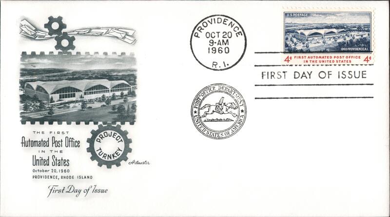 1960 4c First Automated Post Office FDC First Day Covers