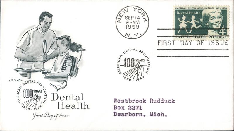 1959 4c Dental Health First Day Cover First Day Covers