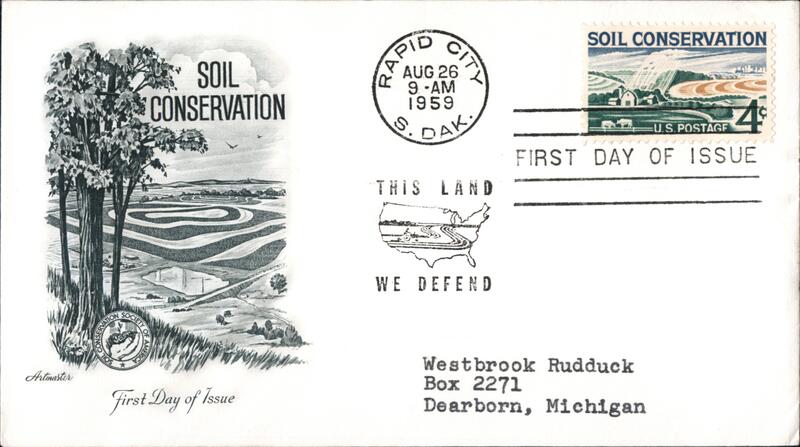1959 4c Soil Conservation First Day Cover First Day Covers