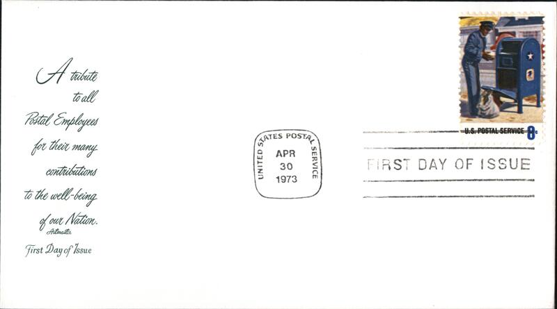 1973 8c Postal Employees FDC First Day Covers