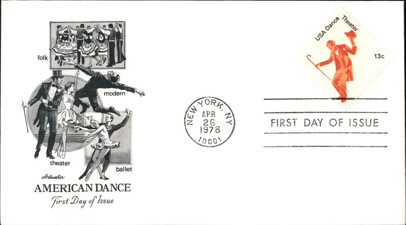 1978 13c American Dance First Day Cover First Day Covers